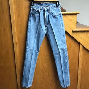 Levi’s original 501 Jeans. Waist 26/32 inseam.